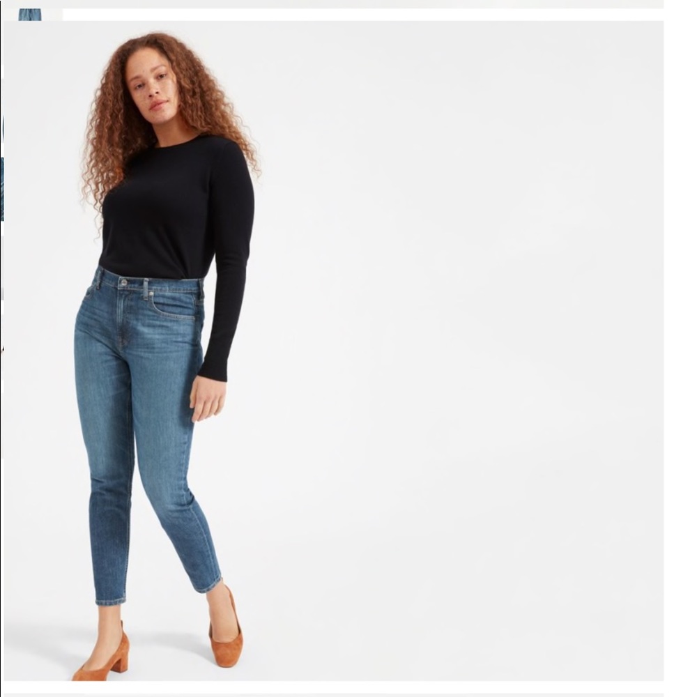 Everlane Slim High Rise Skinny Jeans